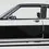 Miniaturbild: Opel Manta B Irmscher Sticker, Opel Manta B Irmscher Aufkleber Silhouette schwarz, Opel Manta B side view sticker black