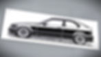 BMW E36 Aufkleber, BMW E36 Compact Aufkleber Sticker Silhouette schwarz, BMW E36 Compact tuning side view sticker black