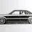 Miniaturbild: Audi 80 B4 Competition STW Aufkleber Silhouette, Audi 80 B4 STW Sticker Silhouette, Audi 80 STW side view sticker black, Audi