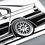 Miniaturbild: BMW E46 tuning Aufkleber, BMW E46 Facelift mit M-Paket Sticker Silhouette schwarz, BMW E46 side view sticker black