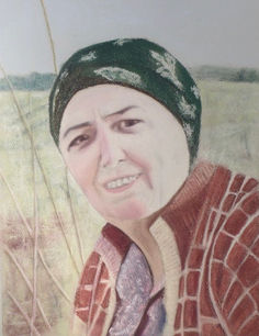 A peasent woman, 8x11_. Marianne Holtermann.jpeg