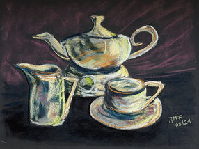 Jutta Maria Fleschutz, It's Tea Time, 30x40cm