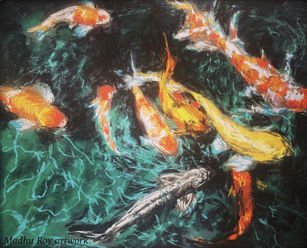 Madhu Roy,Dancing to a different tune, 28x18 cm.jpeg