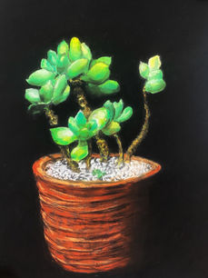 Madhu Roy  Green jewels  9' x 11'