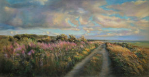 Alena Rachinger, Late summer breeze, 21x39cm