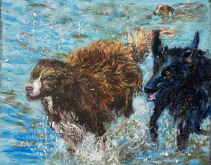 Madhu Roy, Water babies, 26x22 cm .jpeg