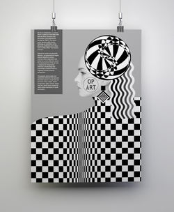 Op Art Poster