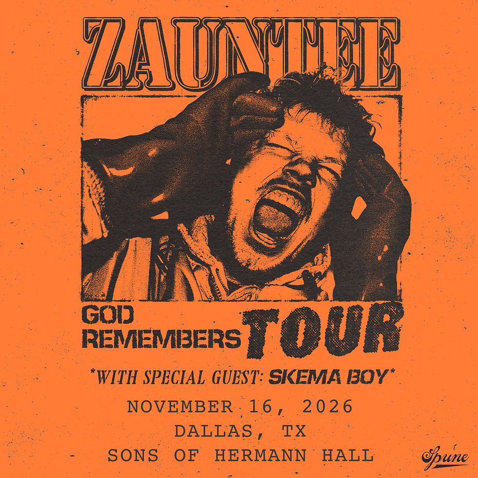 ZAUNTEE with special guest SKEMA BOY on November 16!