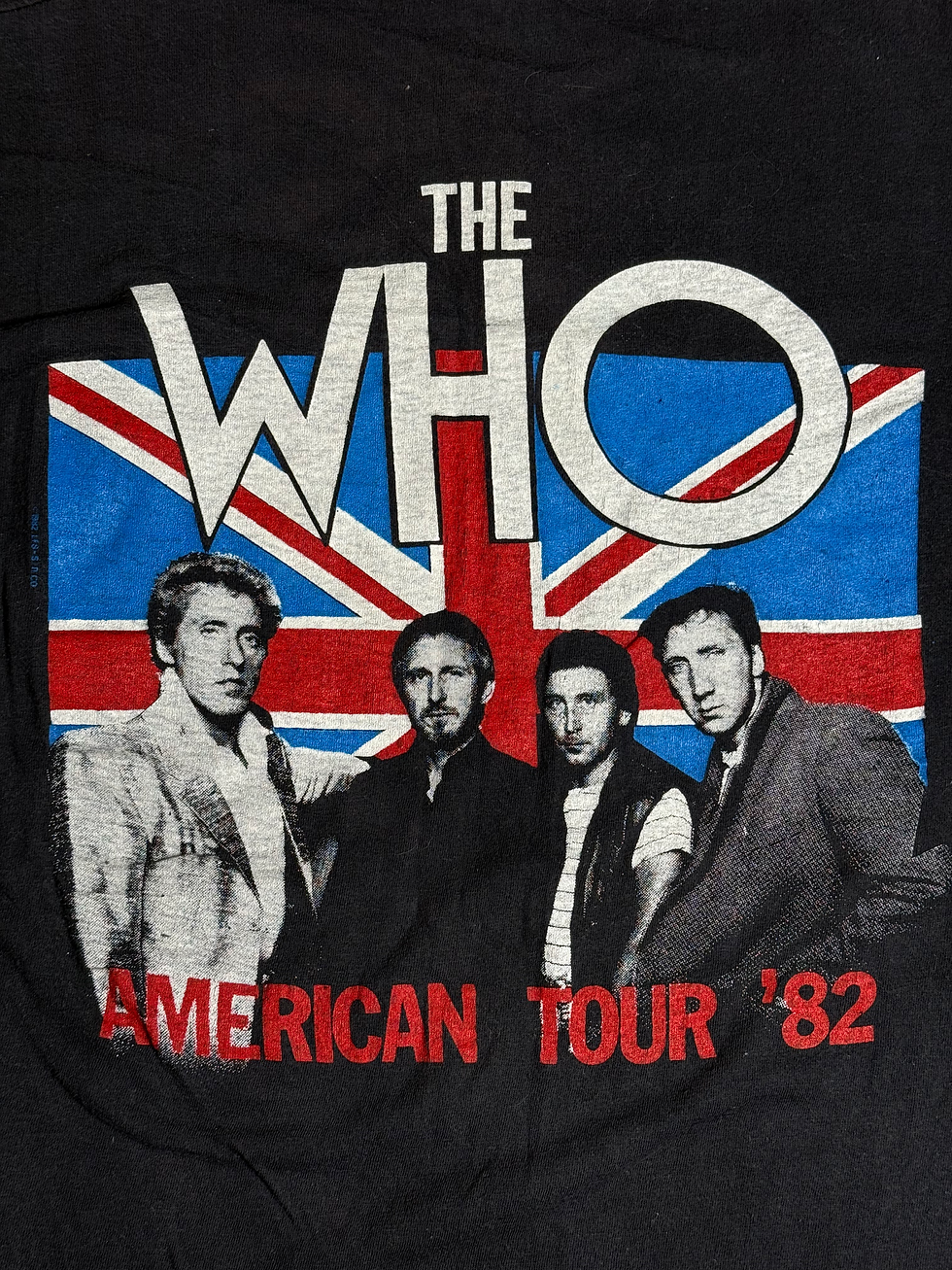 Thumbnail: VINTAGE 1982 SS The Who USA Tour “Black” [M] PREOWNED