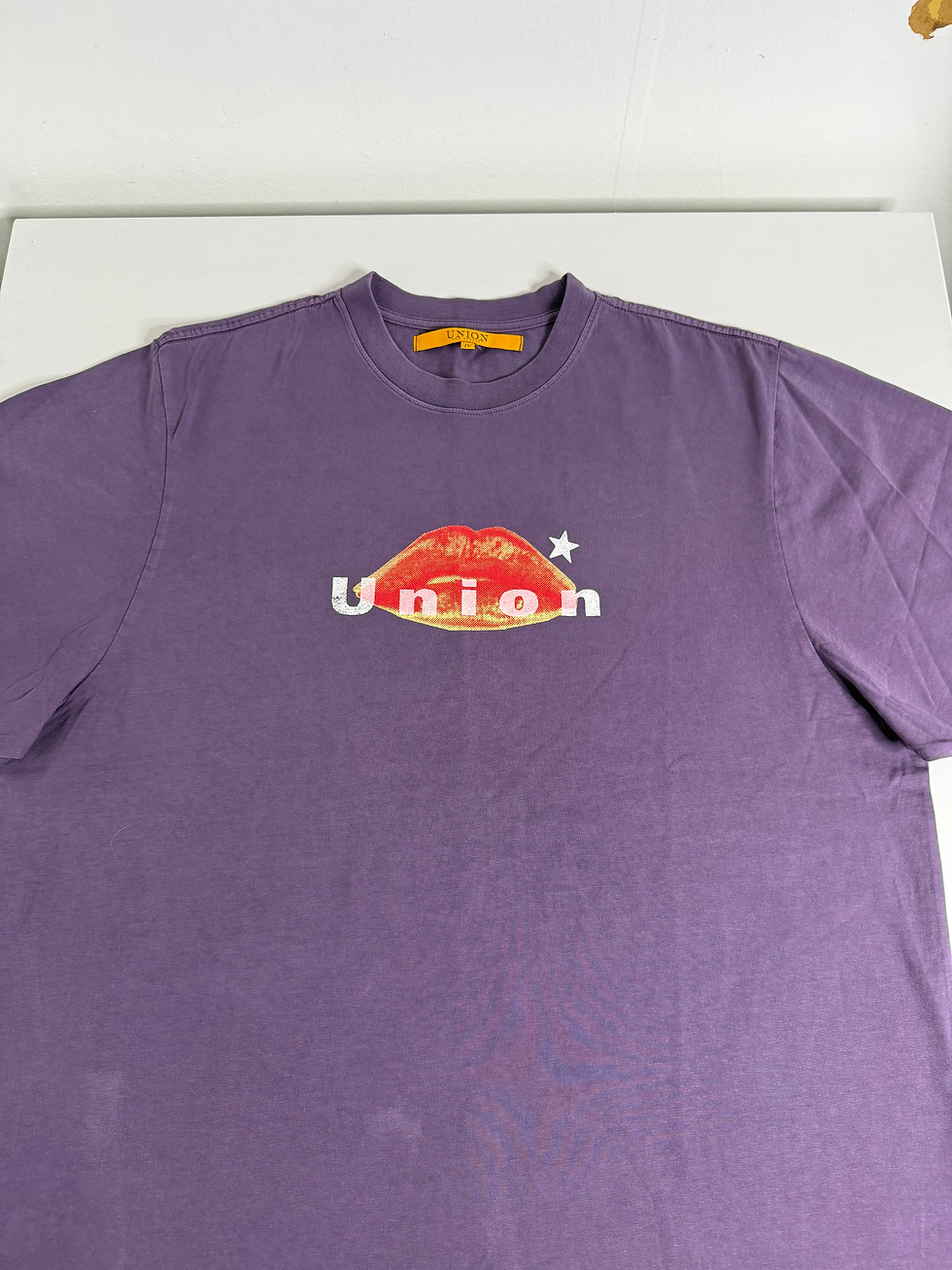 Thumbnail: Union LA Lips Tee "Purple"(XL) *BRAND NEW*