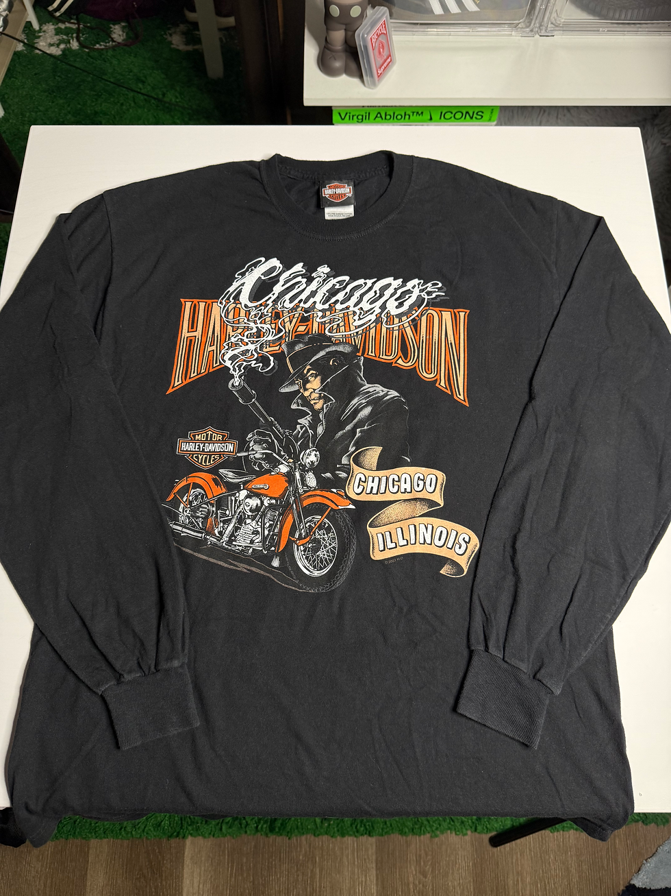 Thumbnail: VINTAGE 2005 Harley Davidson Chicago L/S Tee “Black” [L] PREOWNED
