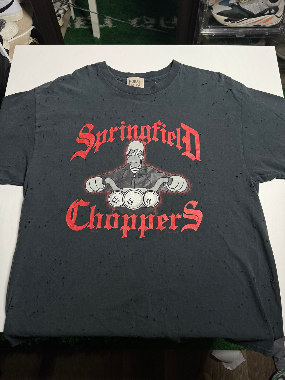 Thumbnail: VINTAGE 1990’s Springfield Choppers Tee "Grey" (XL) PREOWNED