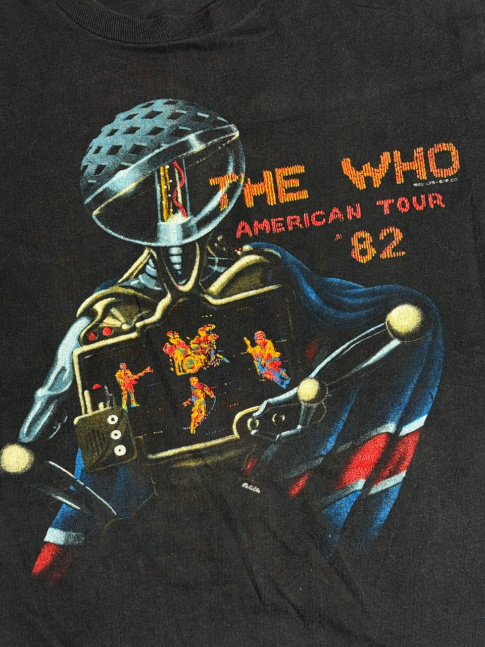Thumbnail: VINTAGE 1982 SS The Who USA Tour “Black” [M] PREOWNED