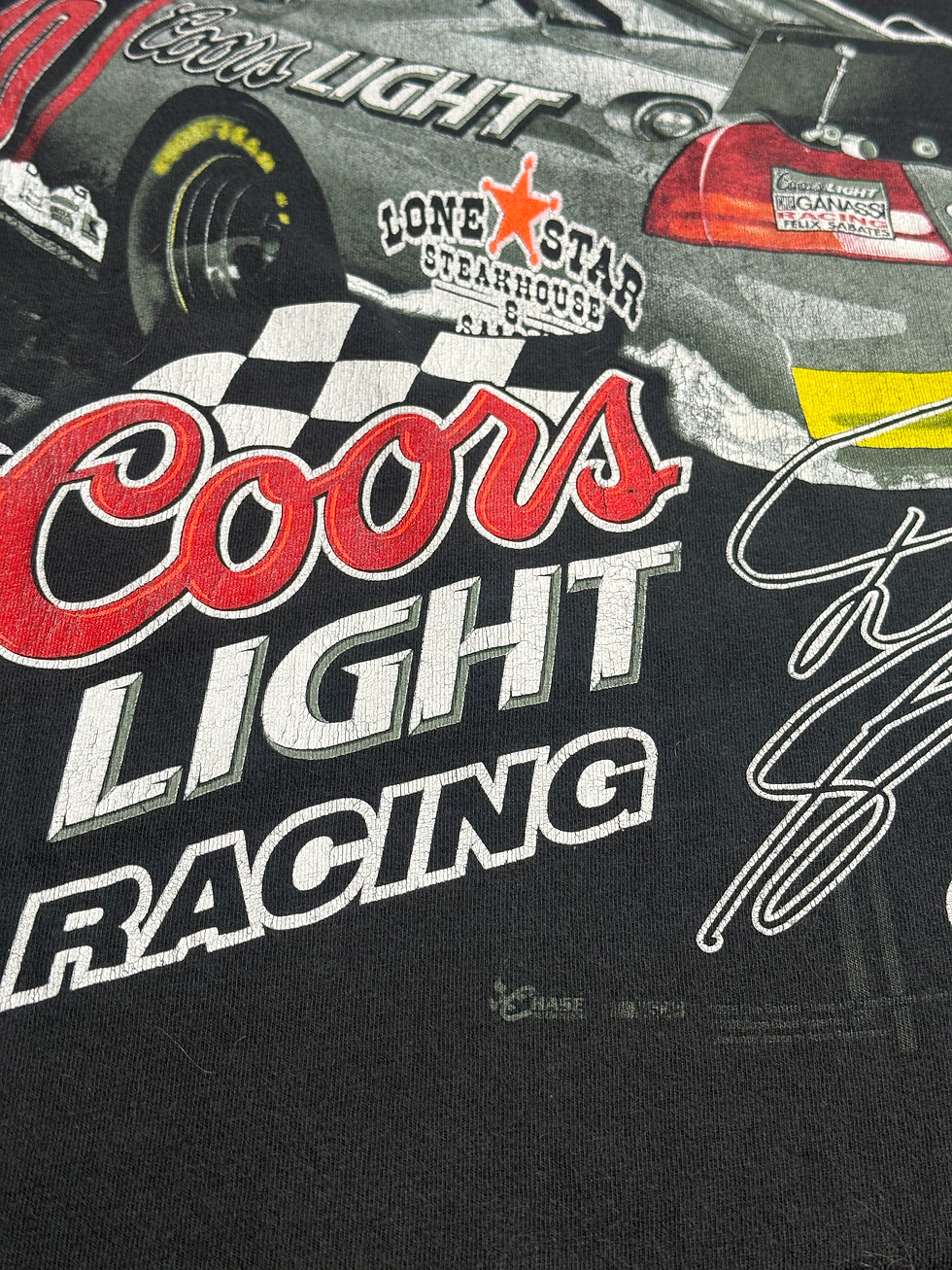 Thumbnail: VINTAGE Y2K NASCAR All-Over Print Tee “Black” [M] PREOWNED