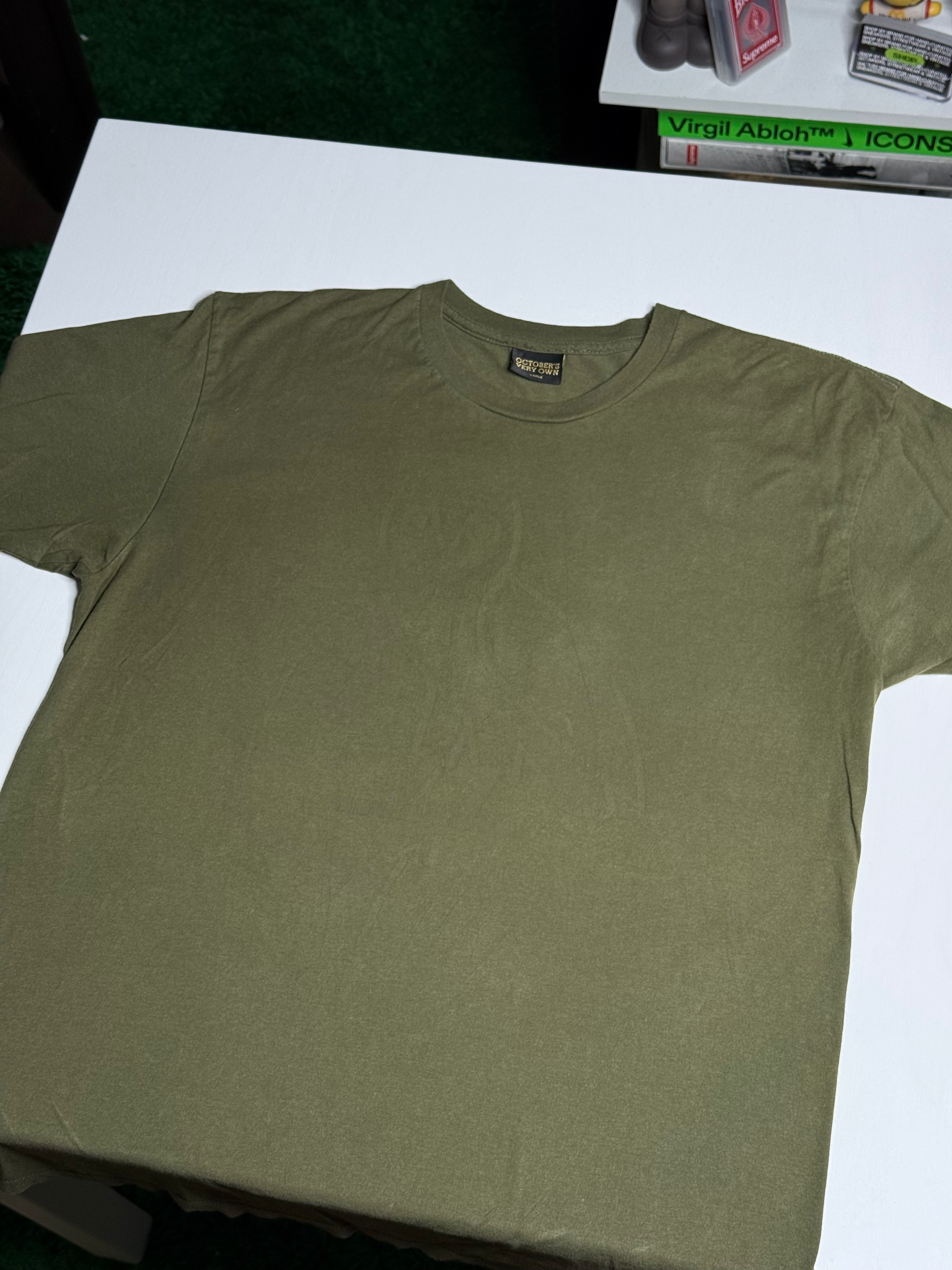 OVO Drake Owl Logo Tonal Tee “Olive” [L] PREOWNED