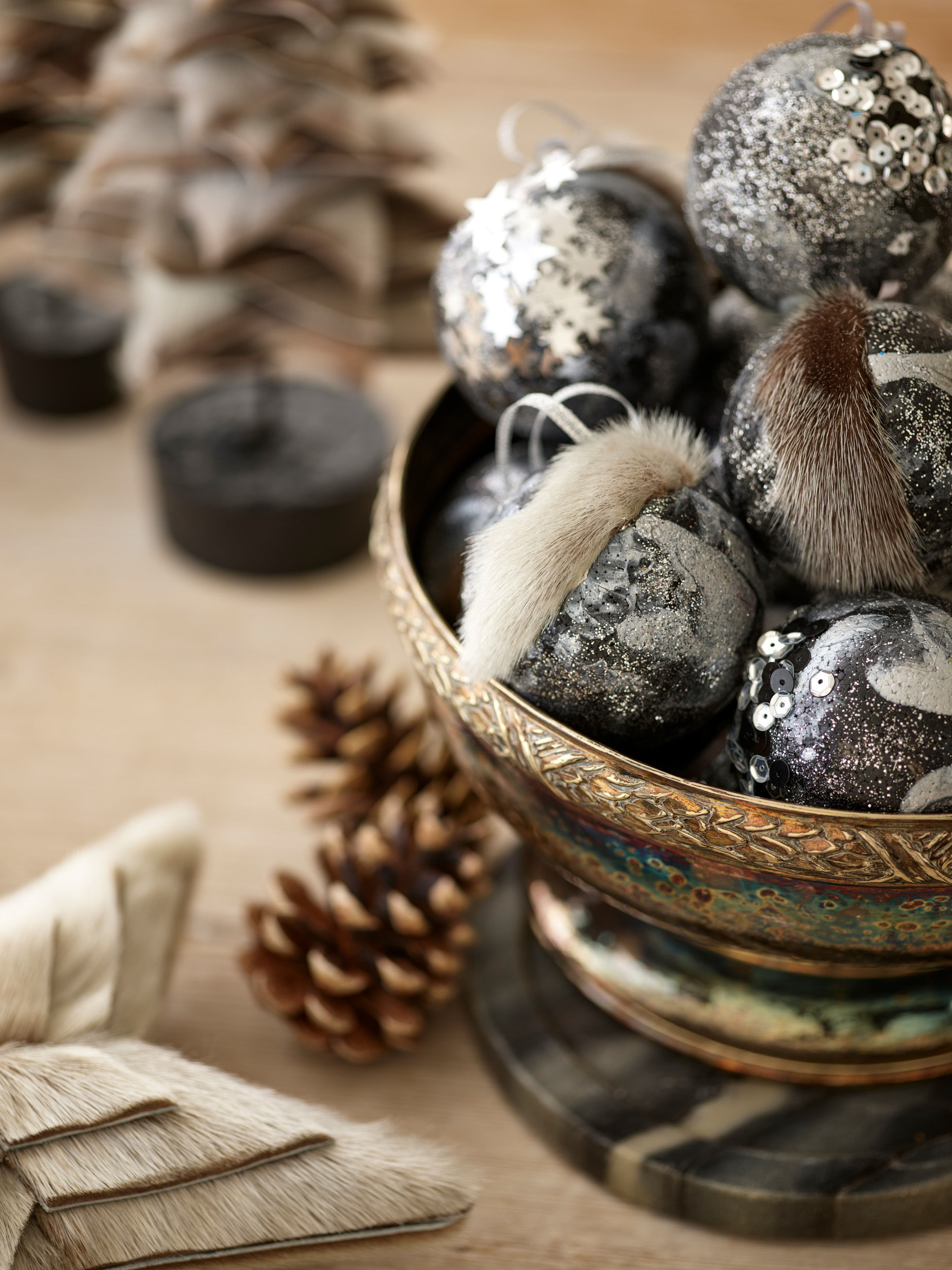 Julekugler med Sælskind