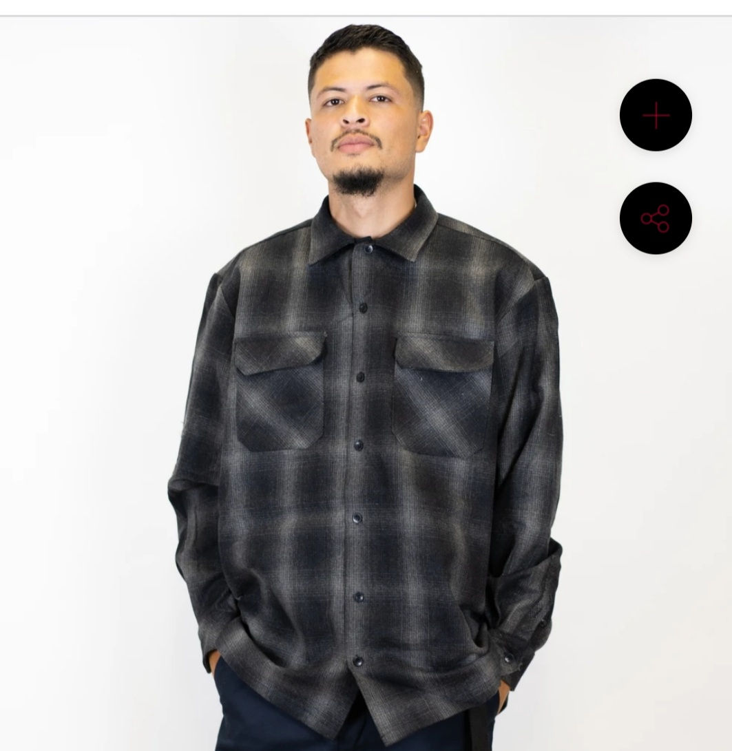 BLACK & GRAY FB COUNTY Pendleton Shirt