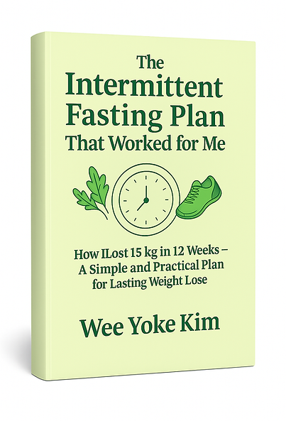 The Intermittent Fasting Plan That Worked for Me paperback cover by Wee Yoke Kim