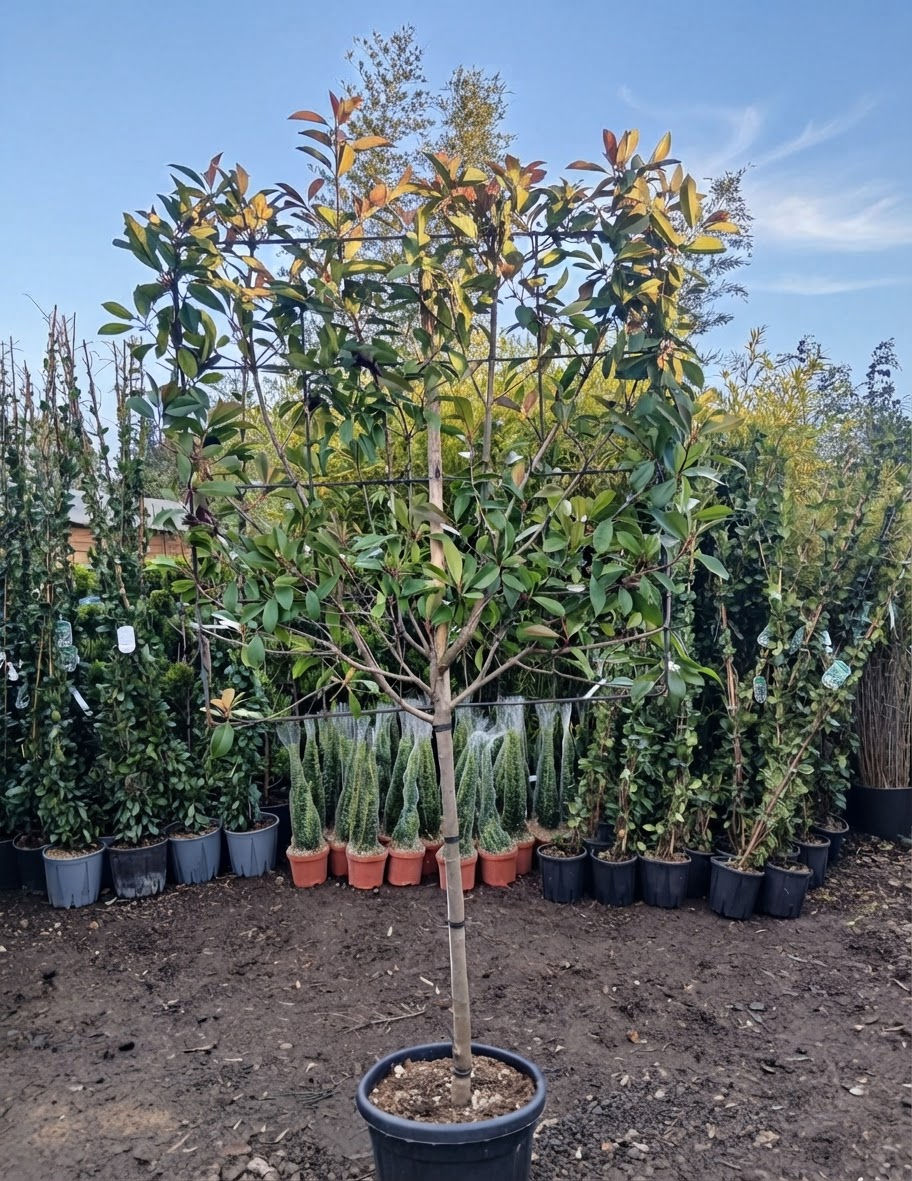 Photinia Red Robin Pleach Tree 100×100cm Head Evergreen Winter Hardy Plant