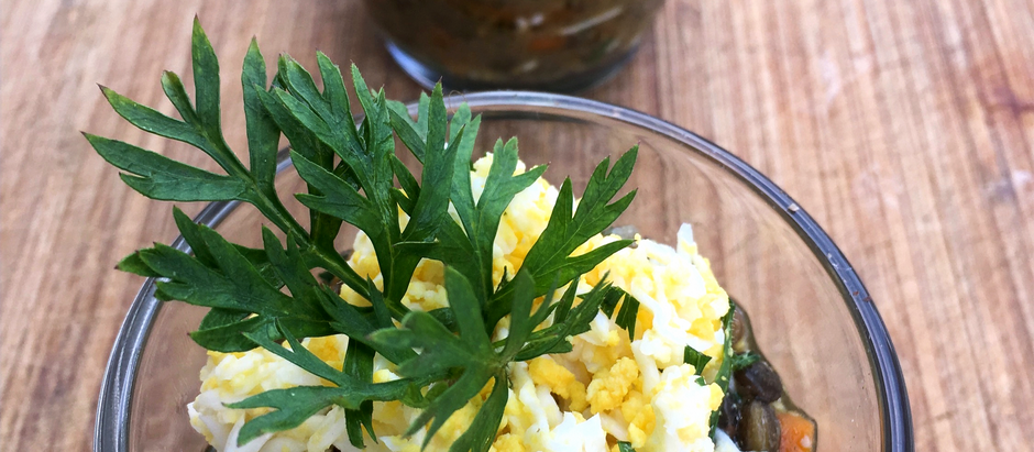 LENTILLES MIMOSA - recette issue de mon e-book