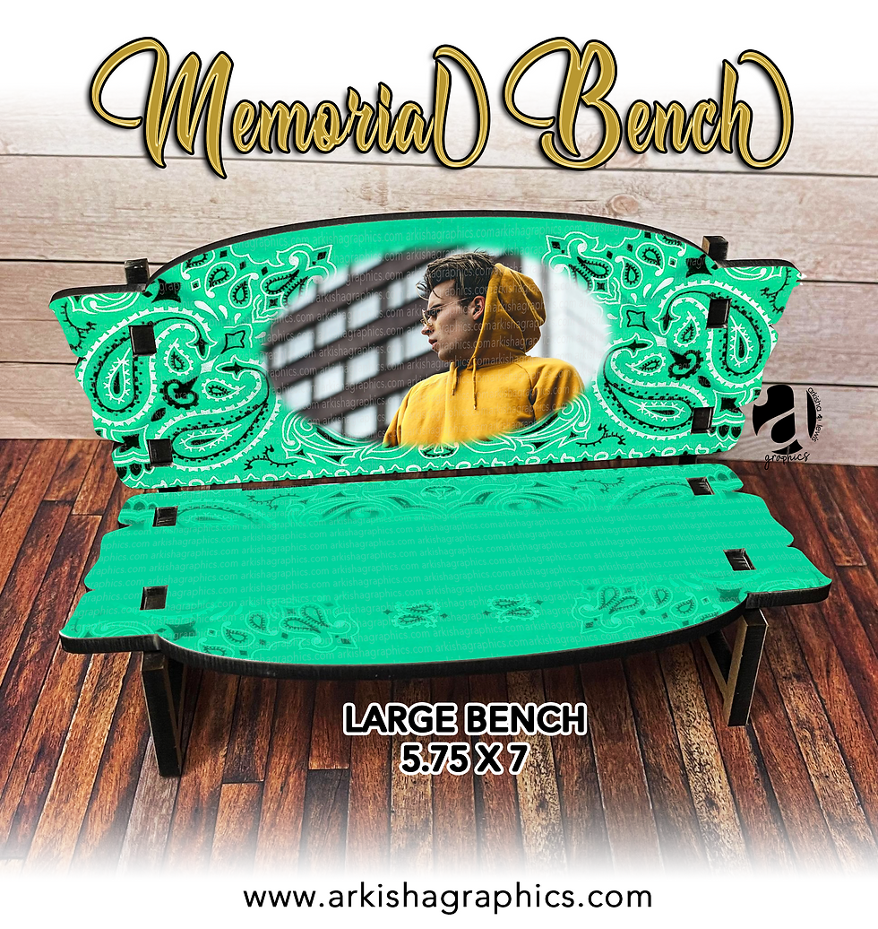 LG Seafoam Green Bandana Template