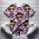 Thumbnail: Zebra Purple Heart Bear 25 & 50 | 2 Files 1 Zip Folder