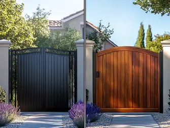 Wrought Iron vs. Wooden Gates: Which One Is Right for You?