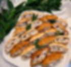 Mini chicken salad croissants