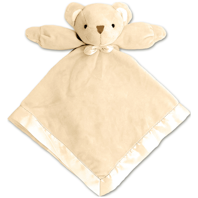 18" Baby Blanket Bear Head Beige Anico Products