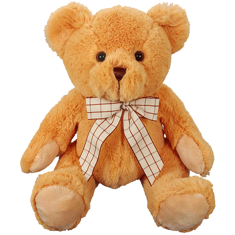 9" Everyday Critter Sitting Light Brown Plush Bear Anico Products