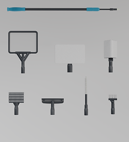 Bocais do Raspador 7 em 1 da Pet Flix linha CT