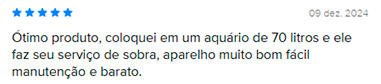 Comentário de um cliente do IF-15 da Pet Flix