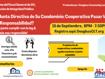 Can your Condo or Co-op Board Pass the Accountability Test? Thursday, September 15, at 6PM