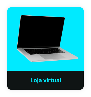 Notebook com Loja virtual
