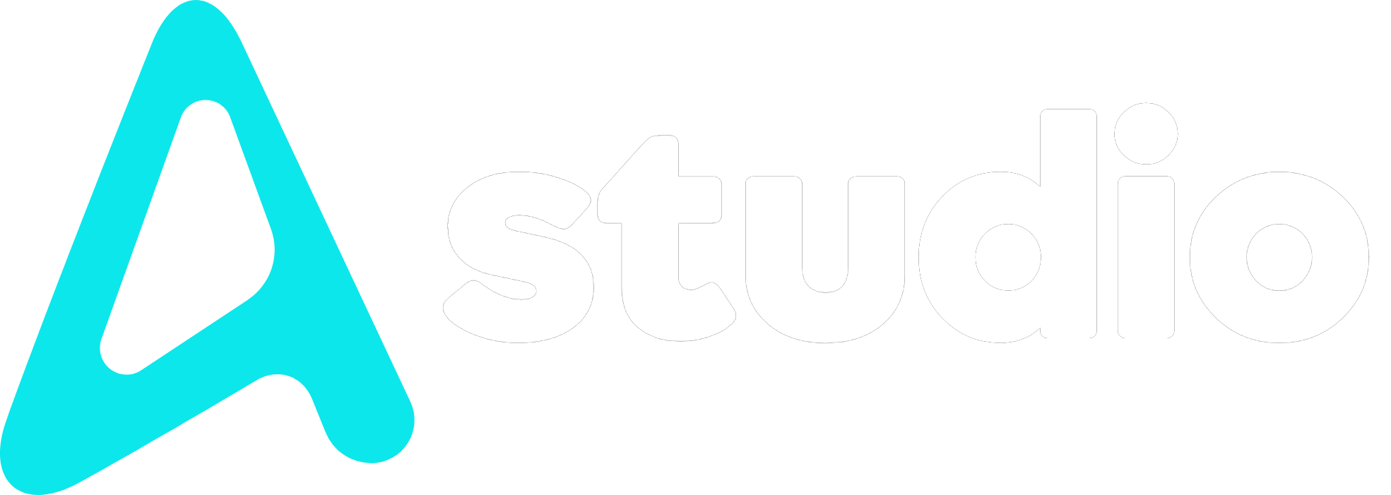 Logotipo da A Studio, Proudly by Hostrean