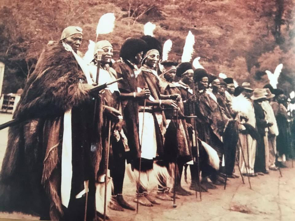 My grandfather, Senior Chief Michuki wa Kagwi (far left)