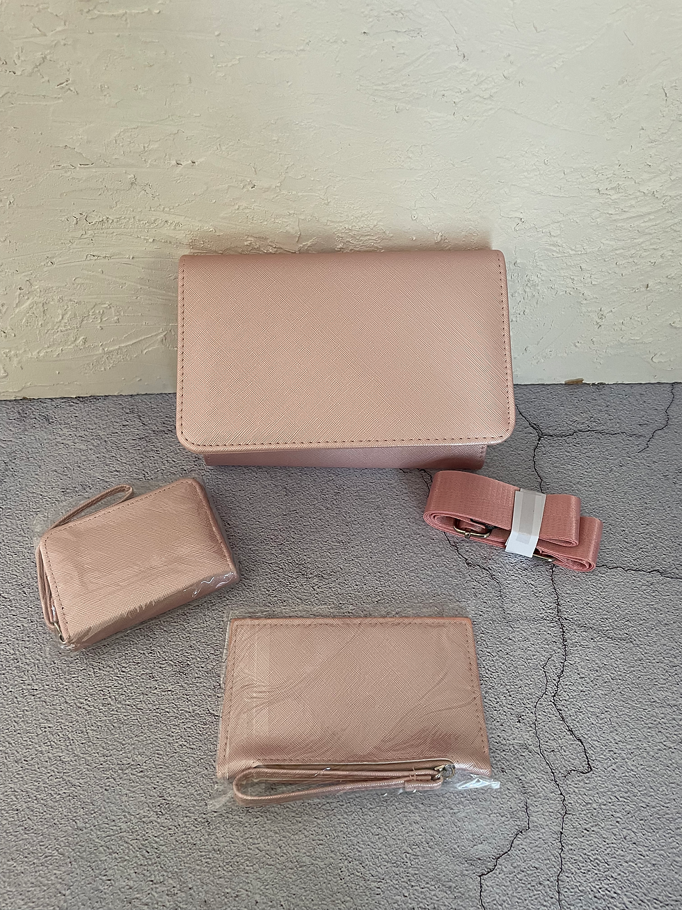 Miniature : Handtasje + portefeuille + clutch