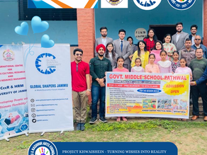 JK Arts Foundation joins hands with Global Shapers Jammu Hub’s Flagship 'Project Khwaishein'