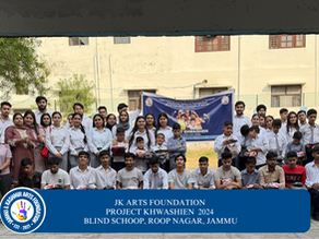 Project Khwaishein Outreach at Residential Schools for the Visually Impaired, Jammu