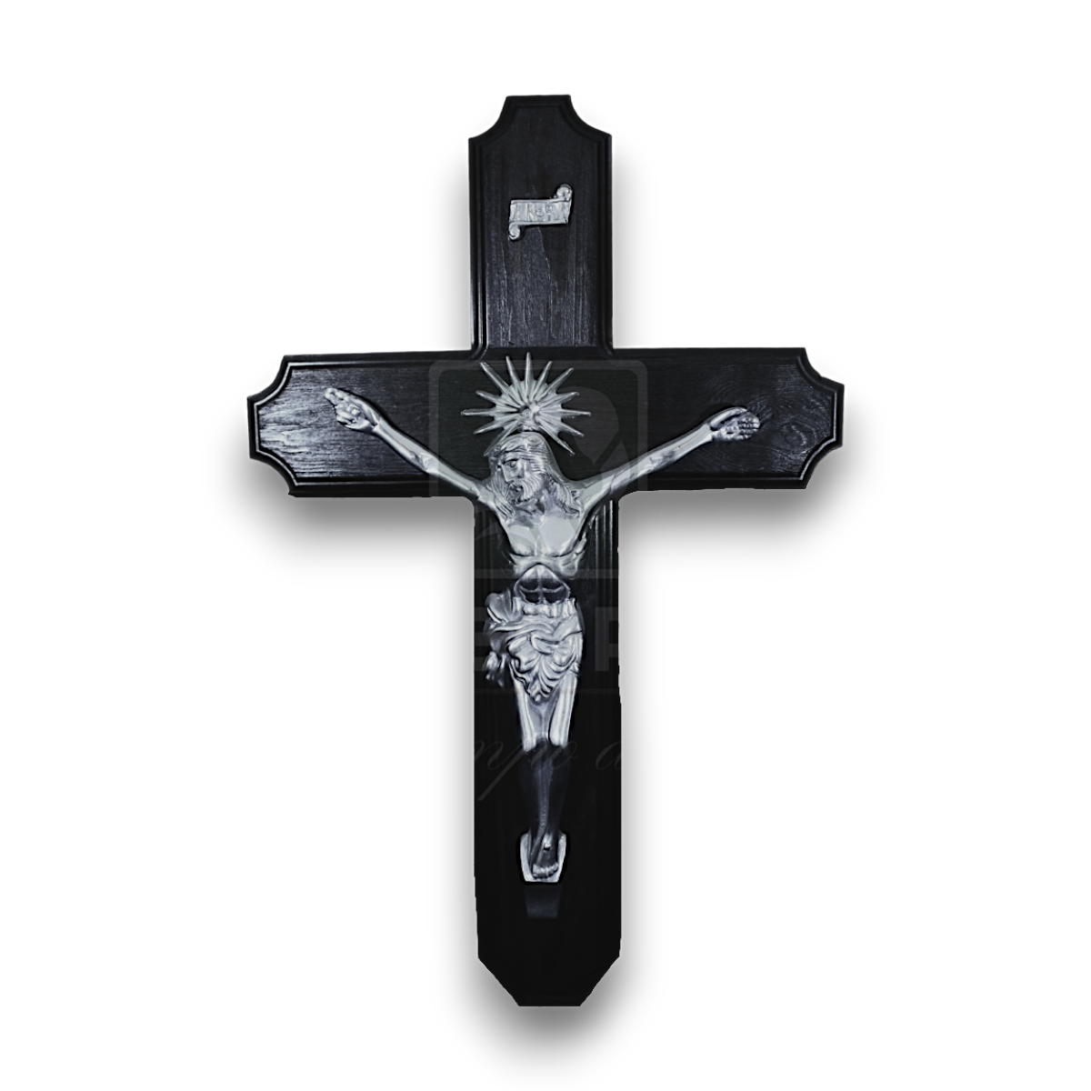 6102M Cristo Rustico Con Madera