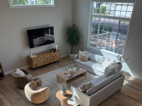 Arcadia Lite living room fully staged and styled