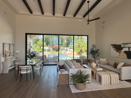 Beautifully staged Great Room in Stonegate