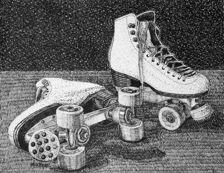 roller skating art