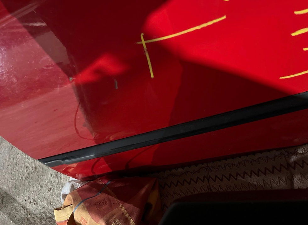 Miniaturbild: BMW E36 Limousine Türe hinten links Rot