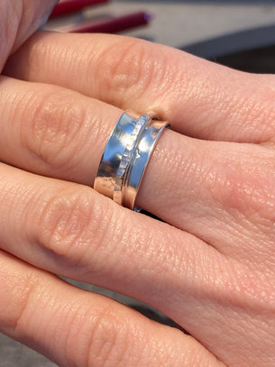 SPINNING SILVER RING