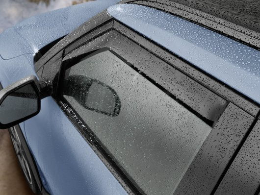 Wind deflectors, front
