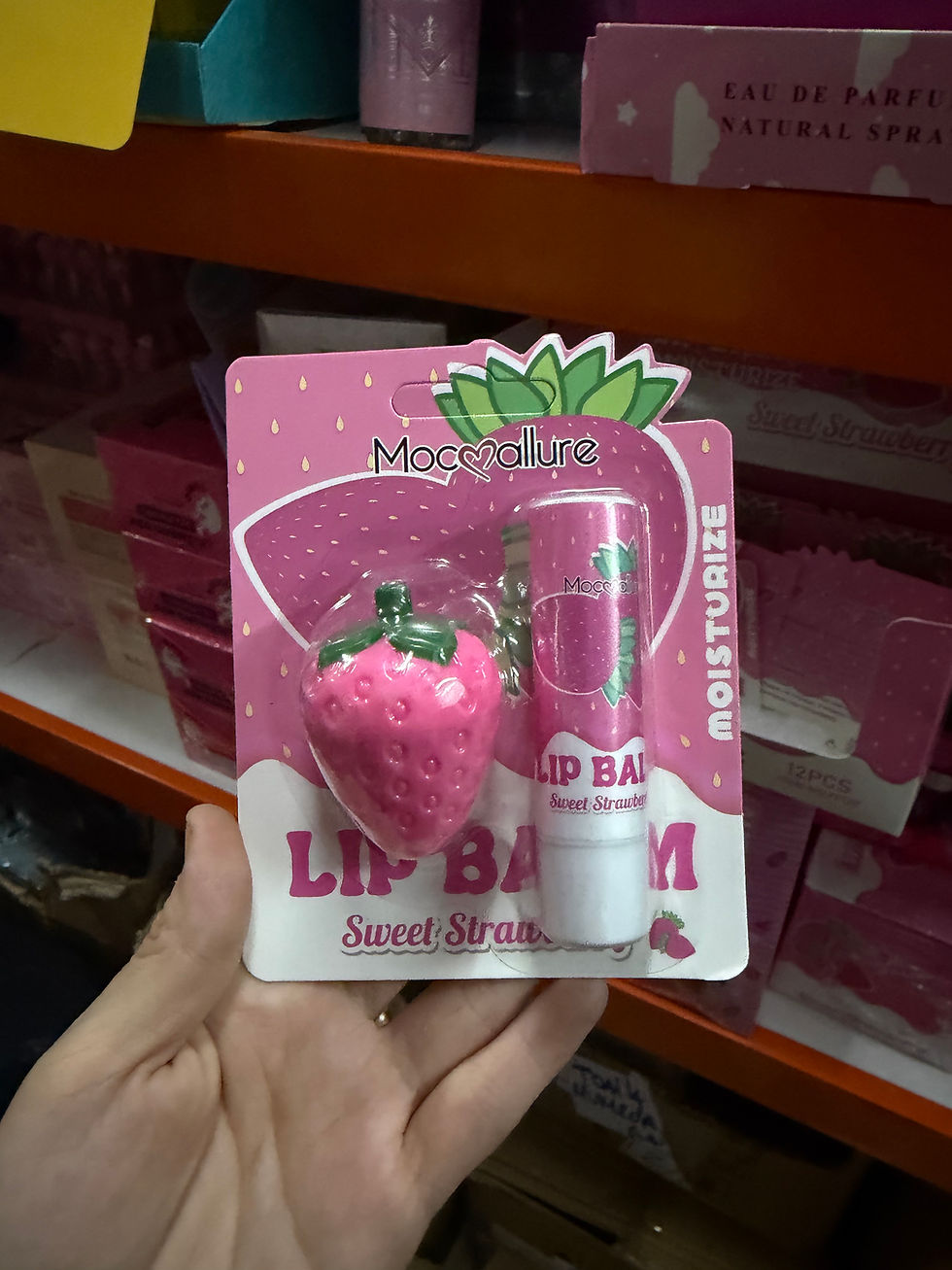 Miniatura: Set balsamo labial frutilla