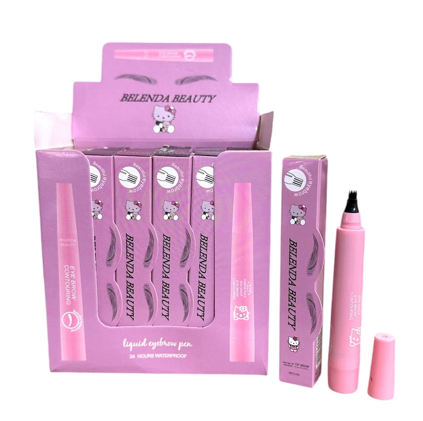 Lapiz de cejas microblading hello kitty