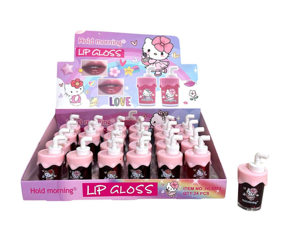 Pack 6 tintas de labios hello kitty vasito