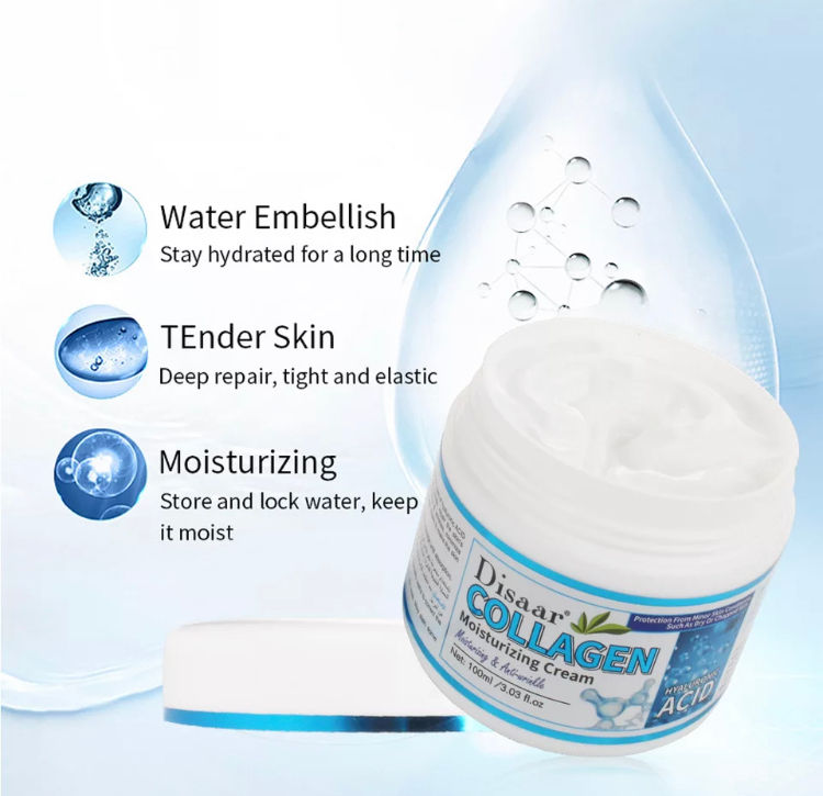 Miniatura: Crema facial con colageno acido hialuronico